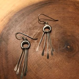 Vintage Navajo Sterling dangle earrings